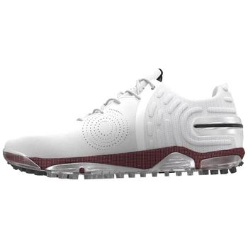 Under Armour Spieth 5 Spikeless Wide E Golf Shoes - White/Metallic Silver/Black - main image
