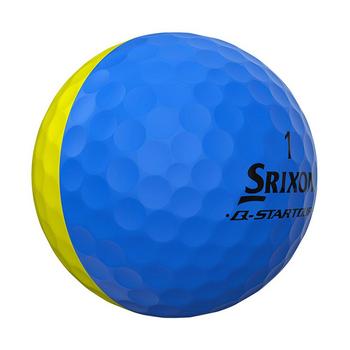 Srixon Q Star Tour Divide Golf Balls - Yellow/Blue - main image