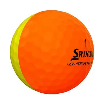 Srixon Q Star Tour Divide Golf Balls - Yellow/Orange - main image