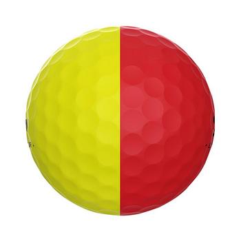 Srixon Q Star Tour Divide Golf Balls - Yellow/Red - main image