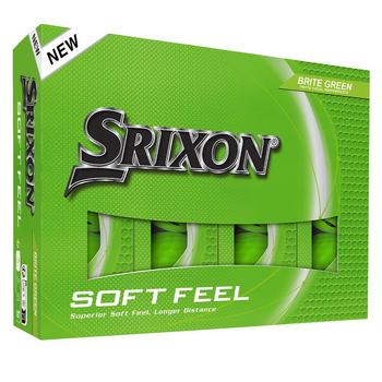 Srixon Soft Feel Brite Golf Balls - Green - main image
