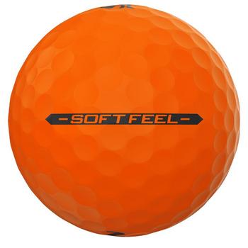 Srixon Soft Feel Brite Golf Balls - Orange - main image
