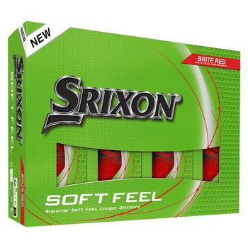 Srixon Soft Feel Brite Golf Balls - Red - main image