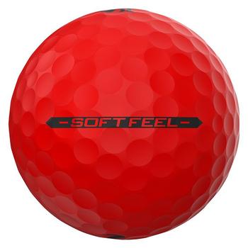 Srixon Soft Feel Brite Golf Balls - Red - main image