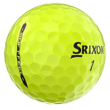 Srixon Soft Feel Golf Balls - Yellow x 3 Dozen Personalised - main image