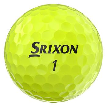 Srixon Soft Feel Golf Balls - Yellow x 3 Dozen Personalised - main image