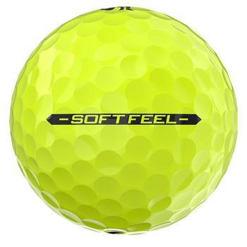 Srixon Soft Feel Golf Balls - Yellow x 3 Dozen Personalised - main image