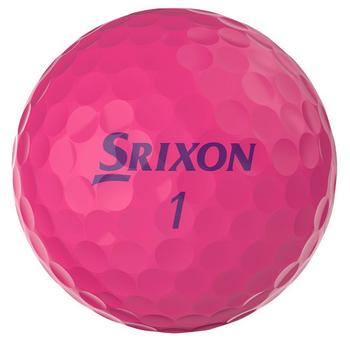 Srixon Soft Feel Ladies Golf Balls - Pink x 3 Dozen Personalised - main image