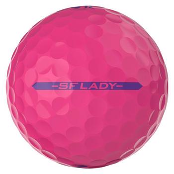 Srixon Soft Feel Ladies Golf Balls - Pink x 3 Dozen Personalised - main image
