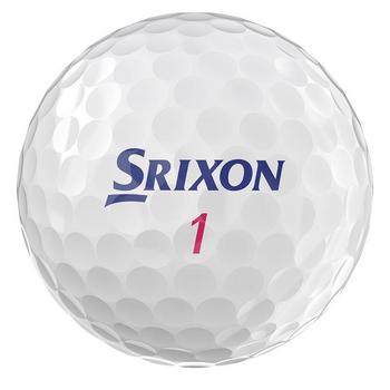Srixon Soft Feel Ladies Golf Balls - White x 3 Dozen Personalised - main image
