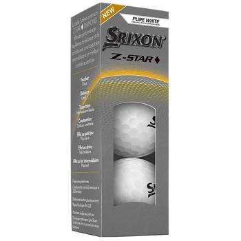 Srixon Z-Star Diamond Golf Balls - White 3 x Dozen Personalised - main image