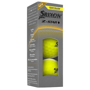 Srixon Z-Star Diamond Golf Balls - Yellow x 3 Dozen Personalised - main image