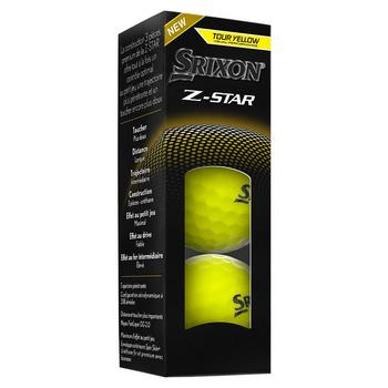 Srixon Z-Star Golf Balls - Yellow 3 x Dozen Personalised - main image