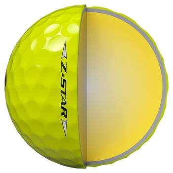 Srixon Z-Star Golf Balls - Yellow 3 x Dozen Personalised - main image