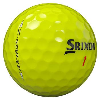 Srixon Z-Star Golf Balls - Yellow 3 Dozen Personalised - main image