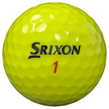 Srixon Z-Star Golf Balls - Yellow 3 Dozen Personalised - main image
