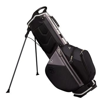 Wilson Staff Feather Golf Stand Bag - Black/Charcoal/Silver - main image