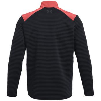 Under Armour Storm Evolution Daytona Half Zip Golf Sweater - Venom Red/Black