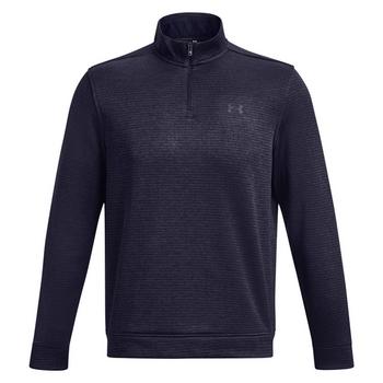 Under Armour Storm Sweater Fleece Zip Golf Top - Midnight Navy - main image