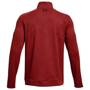 Under Armour Storm Sweater Fleece Zip Golf Top - Stadium Red - main image