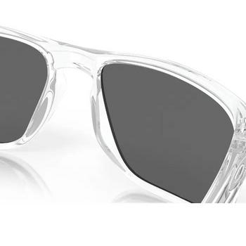 Oakley Sylas Sunglasses - Polished Clear w/Prizm Black Lens - main image