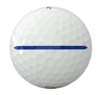 Titleist Pro V1x Left Dash AIM Performance White Golf Balls - Blue - main image
