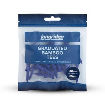 Longridge Bamboo Graduated Tees - Blue 38mm - main image