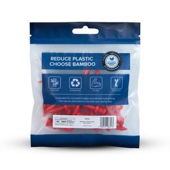 Longridge Bamboo Graduated Tees - Red 32mm - main image
