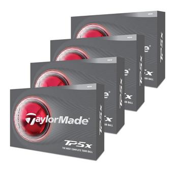 TaylorMade TP5x Golf Balls White 4 For 3 Personalised