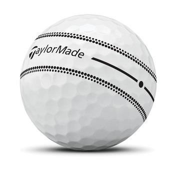 TaylorMade TP5 Stripe Golf Balls - White (4 For 3) - main image
