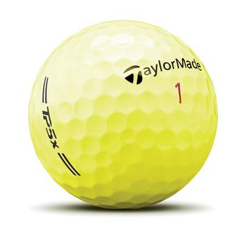 TaylorMade TP5x Golf Balls - Yellow (4 For 3) - main image