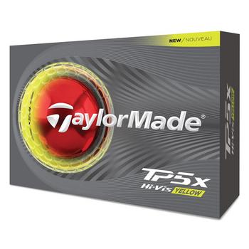 TaylorMade TP5x Golf Balls - Yellow