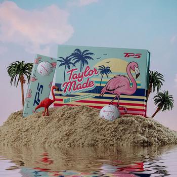 TaylorMade TP5 Pix Limited Edition Golf Balls - Flamingos - main image