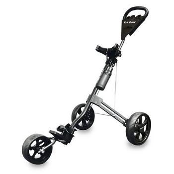 Gold Gear Direct - Longridge Tri Cart 3-Wheel Golf Trolley - Black