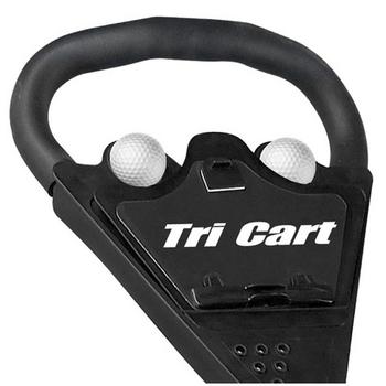 Longridge Tri Cart 3-Wheel Golf Trolley - Black - main image