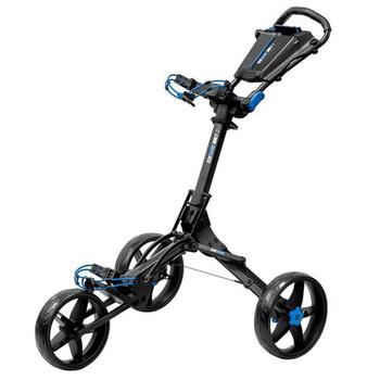 Gold Gear Direct - Longridge Ezeglide Bolt 2 Golf Push Trolley - Black/Blue