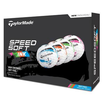 TaylorMade SpeedSoft Ink Golf Balls - Multi - main image