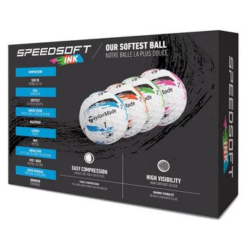 TaylorMade SpeedSoft Ink Golf Balls - Multi - main image