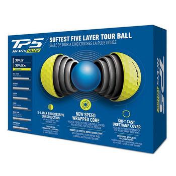 TaylorMade TP5 Golf Balls - Yellow - main image