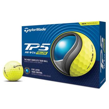 TaylorMade TP5 Golf Balls - Yellow - main image