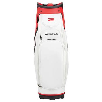 TaylorMade Stealth 2 Tour Staff Golf Bag - Red/White/Black - main image