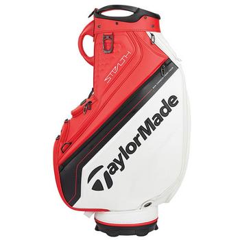 TaylorMade Stealth 2 Tour Staff Golf Bag - Red/White/Black - main image