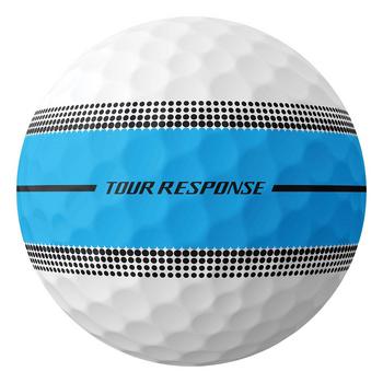 TaylorMade Tour Response Stripe Neon Golf Balls - Blue - main image