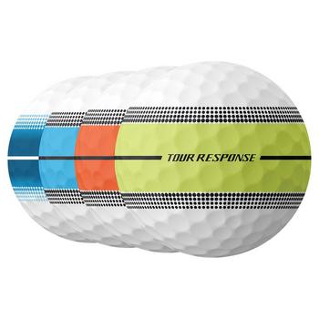 TaylorMade Tour Response Stripe Neon Golf Balls - Multi - main image