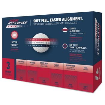 TaylorMade Tour Response Stripe Golf Balls - USA - main image