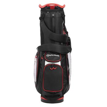 TaylorMade 8.0 Golf Stand Bag - Black/White/Red - main image