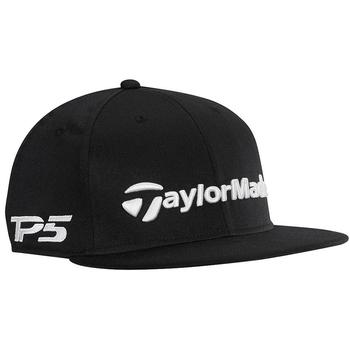 TaylorMade TM Tour Flat Bill Golf Cap - Black - main image