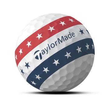 TaylorMade Tour Response Stripe Golf Balls - USA Stars and Stripes - main image