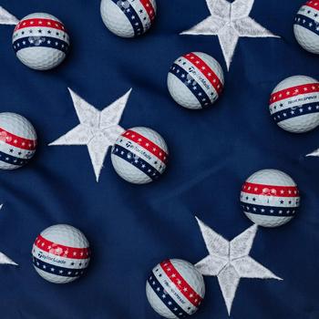 TaylorMade Tour Response Stripe Golf Balls - USA Stars and Stripes - main image