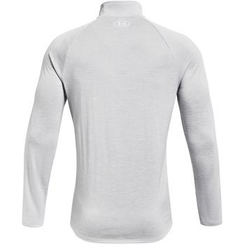 Under Armour Tech 2.0 Half Zip Long Sleeve Golf Top - Halo Grey - main image